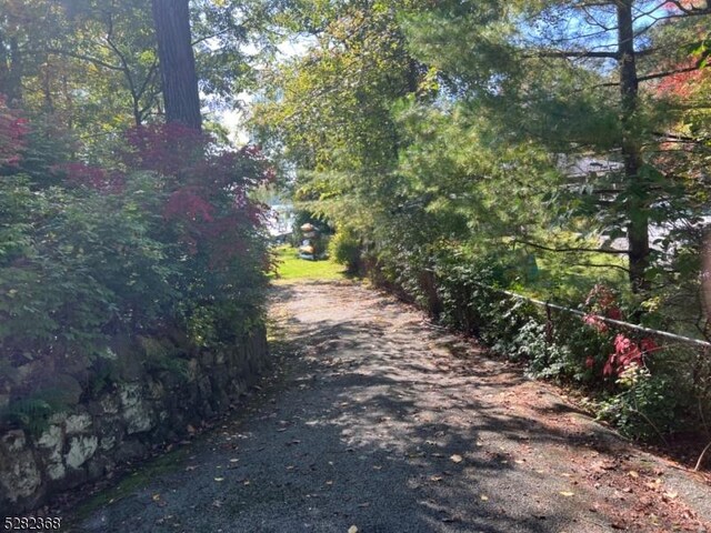 view of road