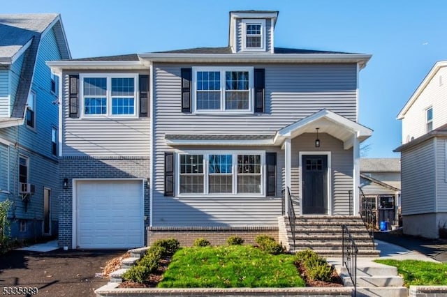 front facade featuring a garage