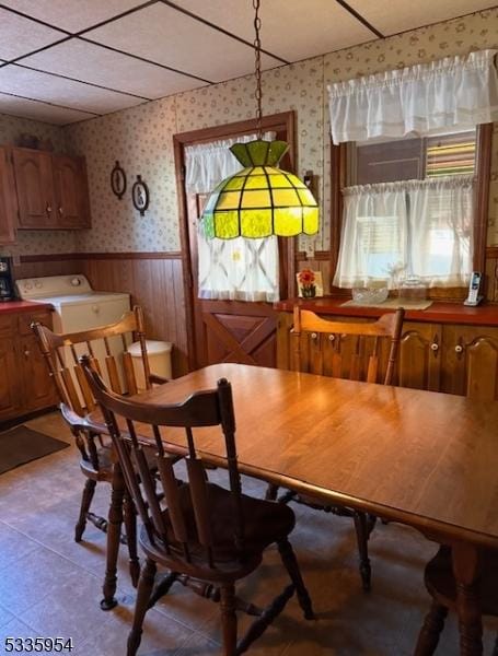 view of dining room