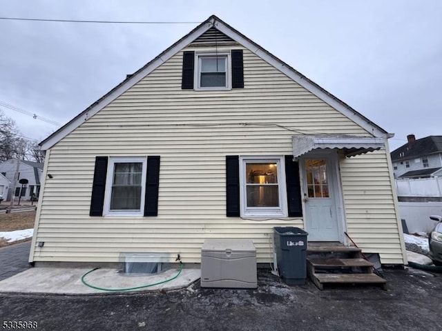 view of back of house