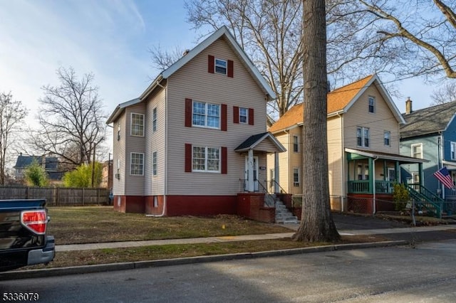 view of front of property