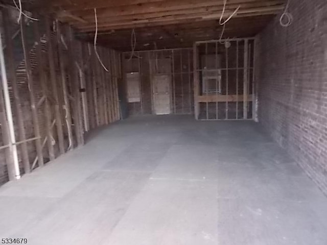 view of basement