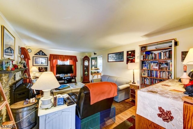 interior space featuring hardwood / wood-style floors