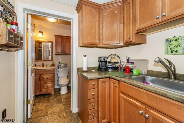 kitchen featuring sink