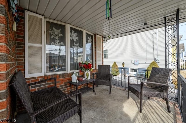 view of patio / terrace featuring a porch