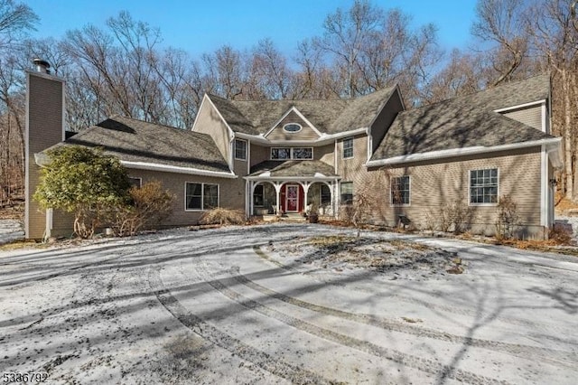 view of front of home