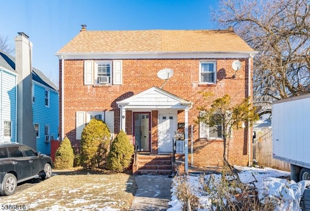 view of colonial inspired home