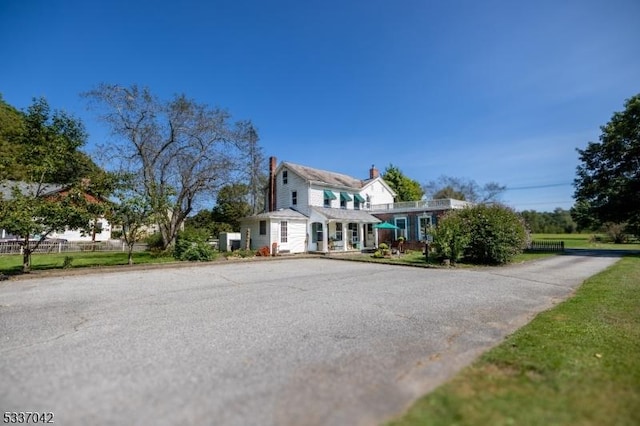 view of front of home