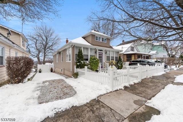 view of bungalow