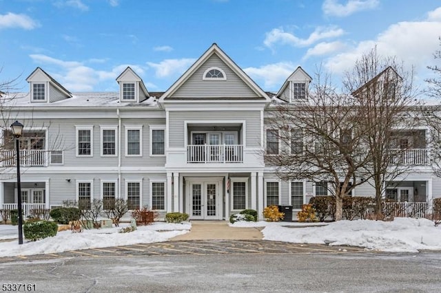 multi unit property featuring french doors