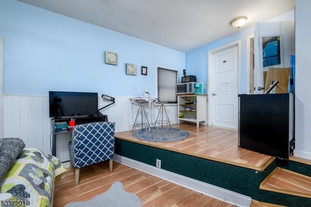 interior space featuring hardwood / wood-style floors