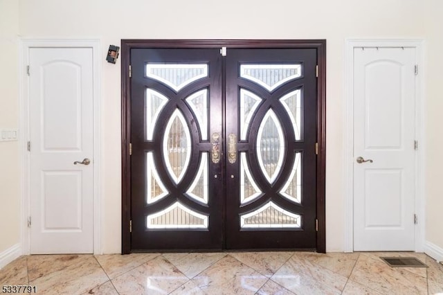 room details featuring french doors