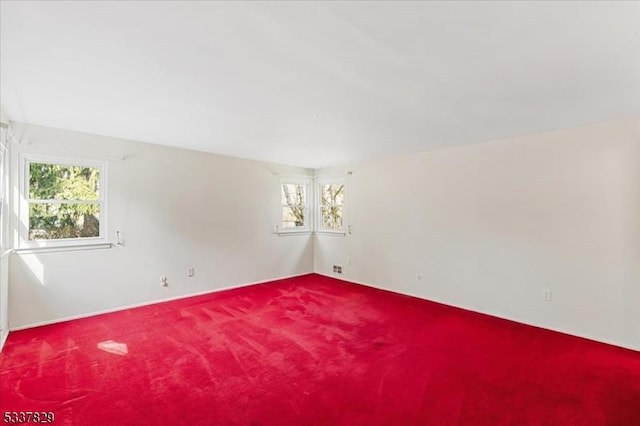 unfurnished room featuring carpet flooring