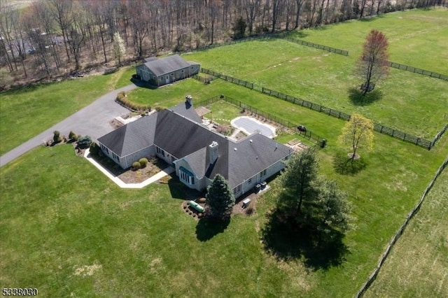 94 Brookville Hollow Rd, Delaware Twp, NJ 08559 - aerial view featuring a rural view