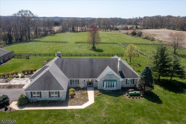 94 Brookville Hollow Rd, Delaware Twp, NJ 08559 - birds eye view of property with a rural view