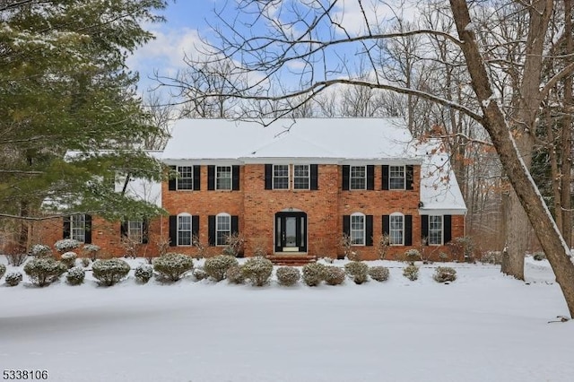 view of colonial home