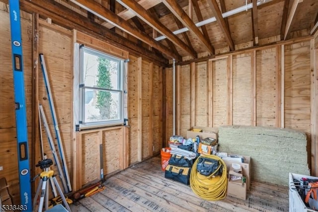 view of storage room