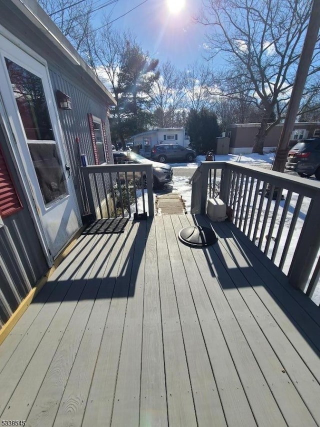 view of deck