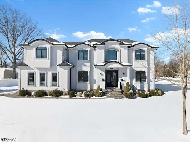 view of french country style house