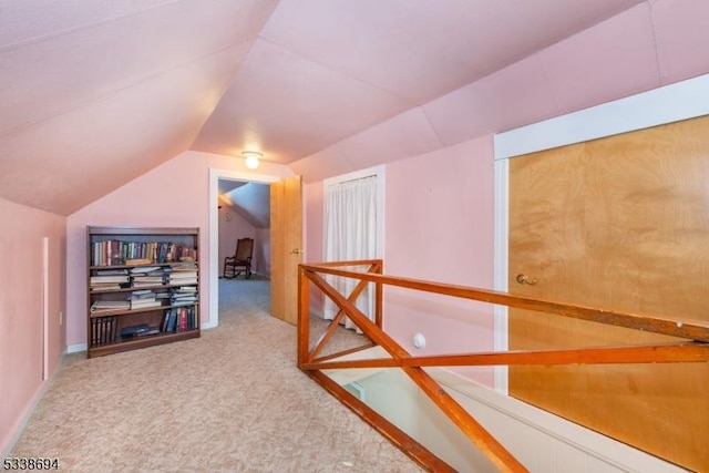 345 Center Grove Rd, Randolph Twp, NJ 07869 - additional living space with carpet floors and lofted ceiling