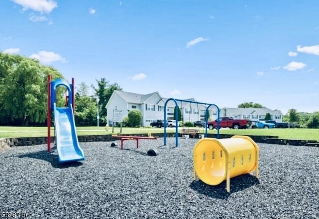 view of jungle gym