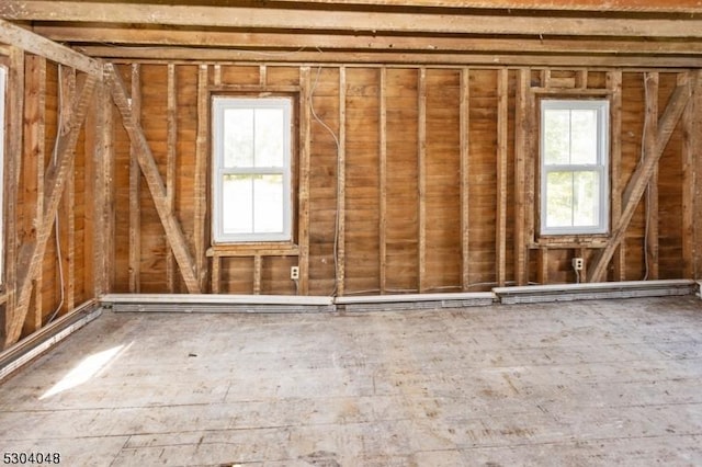 view of attic