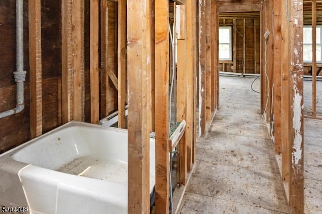 bathroom with a bathing tub