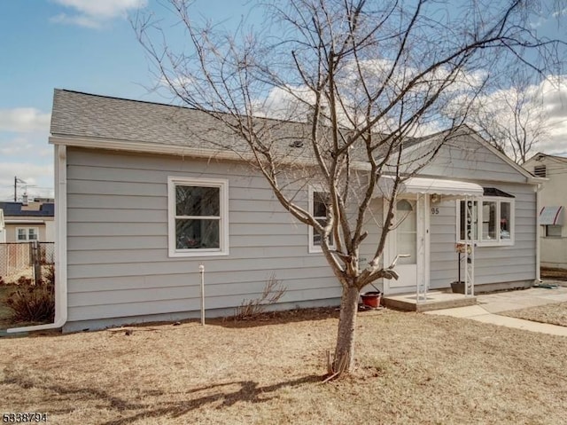 view of bungalow