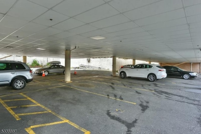 view of vehicle parking