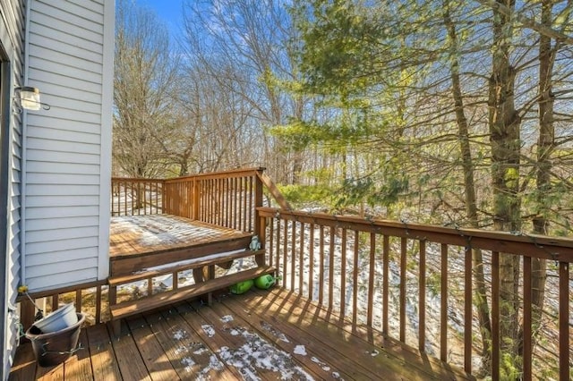 60 Overlook Dr, Independence Twp, NJ 07840 - view of wooden deck