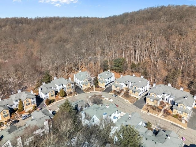 60 Overlook Dr, Independence Twp, NJ 07840 - birds eye view of property with a residential view and a forest view