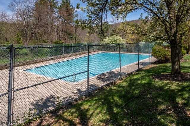 60 Overlook Dr, Independence Twp, NJ 07840 - pool with a lawn and fence