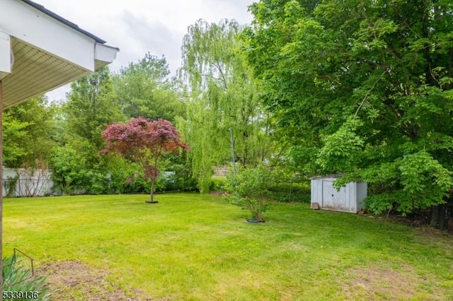 166 E Camplain Rd, Manville Boro, NJ 08835 - view of yard with a storage shed and an outbuilding