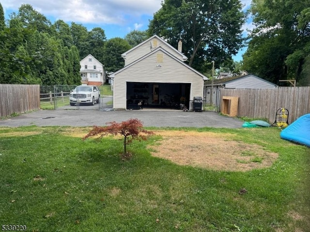 exterior space featuring a yard