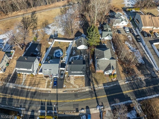 drone / aerial view featuring a residential view