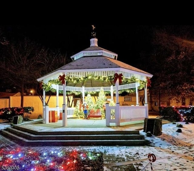 view of home's community featuring a gazebo