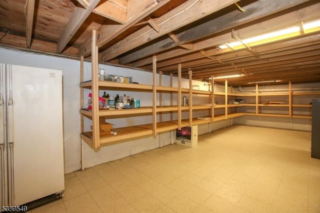 view of storage room