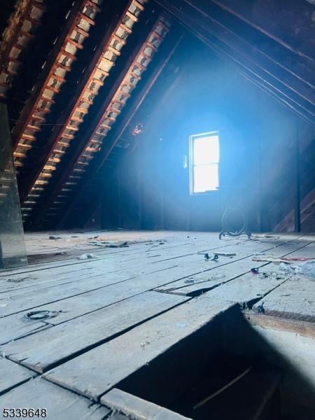 view of attic