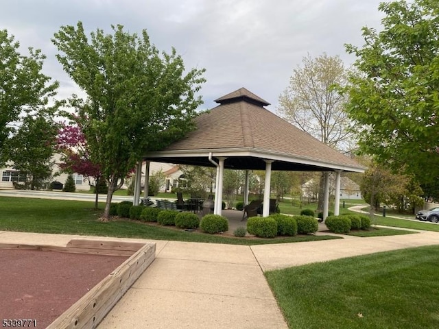 2104 Avery Ct Unit 2104, Franklin Twp, NJ 08873 - view of community with a gazebo and a yard