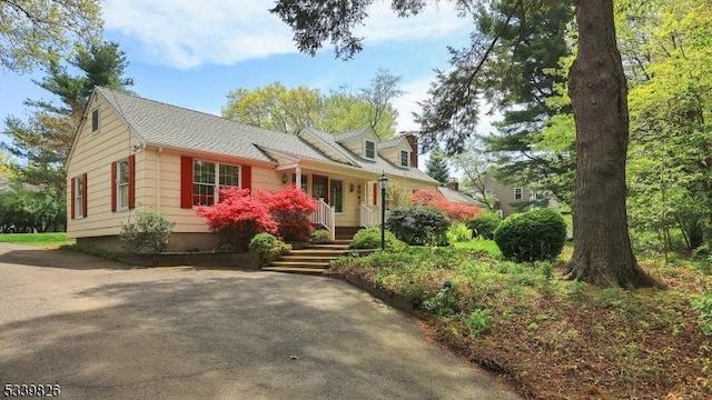 view of cape cod-style house