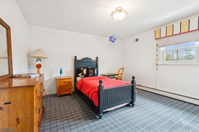 bedroom featuring visible vents