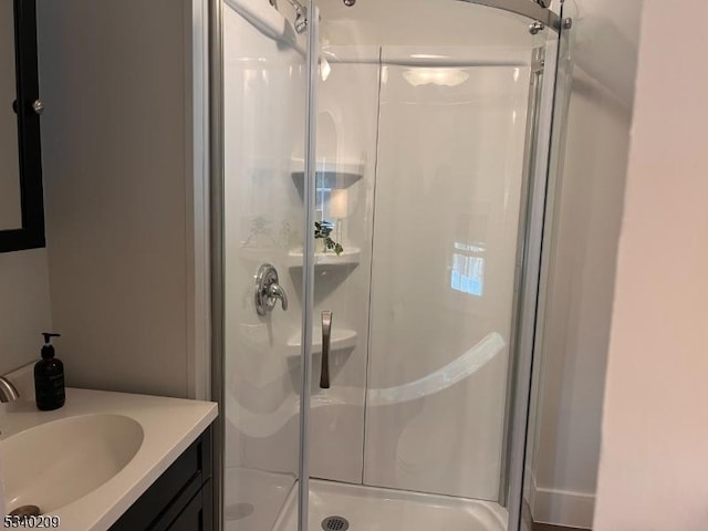 75 Crest Dr, South Orange Village Twp, NJ 07079 - bathroom featuring a stall shower and vanity