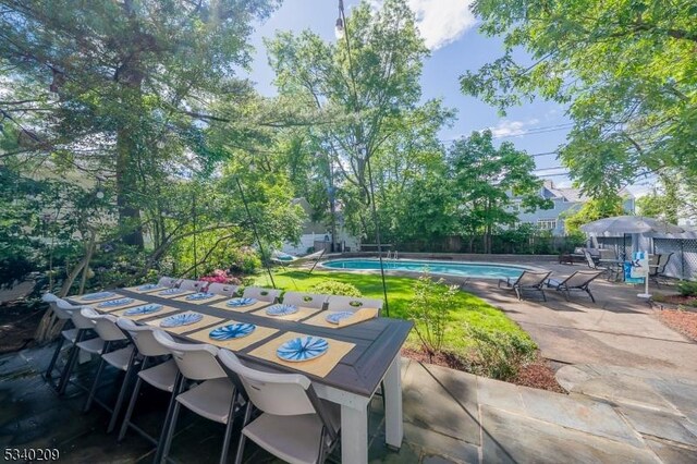 75 Crest Dr, South Orange Village Twp, NJ 07079 - view of patio featuring outdoor dining area