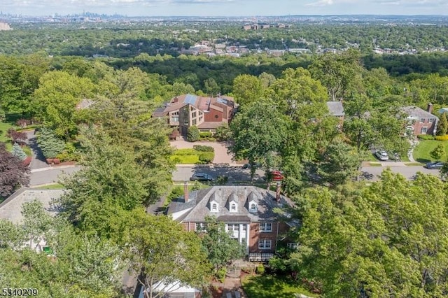 75 Crest Dr, South Orange Village Twp, NJ 07079 - aerial overview of property's location featuring a heavily wooded area