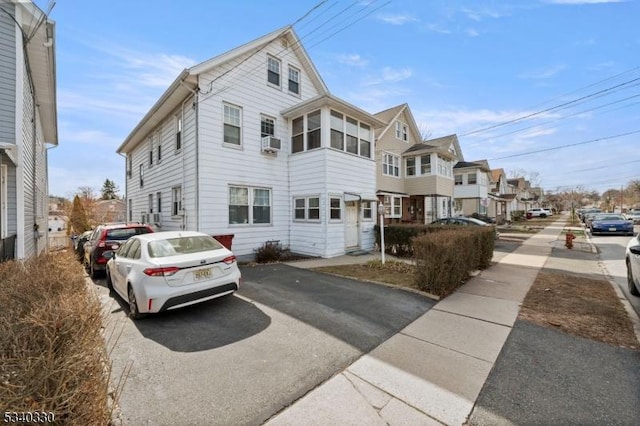 exterior space with a residential view