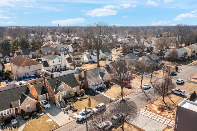 drone / aerial view featuring a residential view