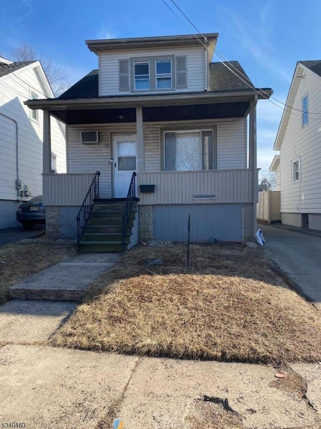 bungalow-style house featuring a porch