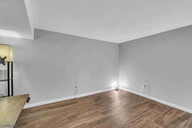 637 Bensel Dr, Mount Arlington Boro, NJ 07850 - empty room with baseboards and wood finished floors
