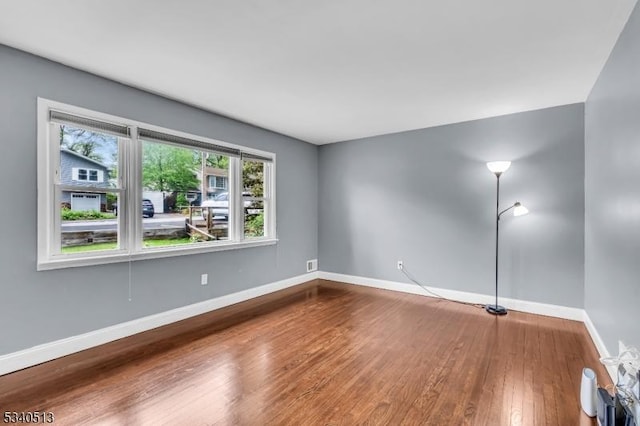 637 Bensel Dr, Mount Arlington Boro, NJ 07850 - spare room featuring baseboards and hardwood / wood-style flooring