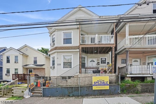 view of townhome / multi-family property